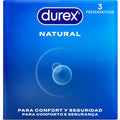Durex Natural – Preservativos, 3 unidades