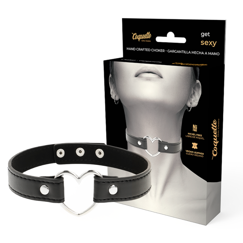 Coquette Chic Desire – Collar vegano con corazón