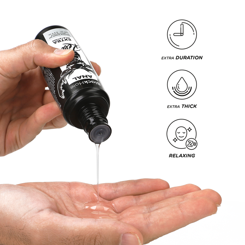 BLACK HOLE - BASE SILICONA CONCENTRADA DILATACIÓN ANAL 100 ML