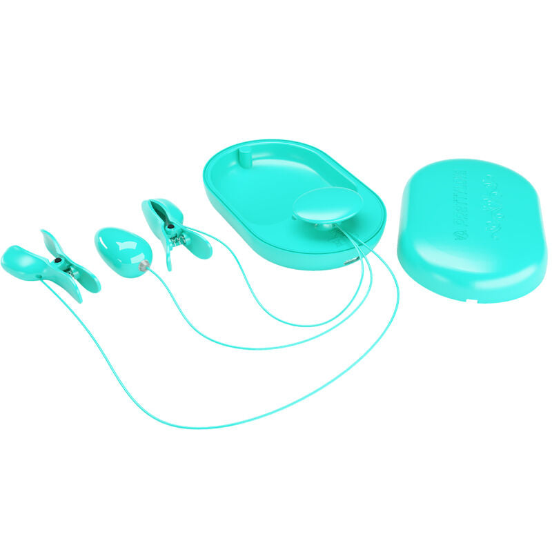 PRETTY LOVE - SURPRISE BOX PINZAS ELECTRO ESTIMULACIÓN AZUL