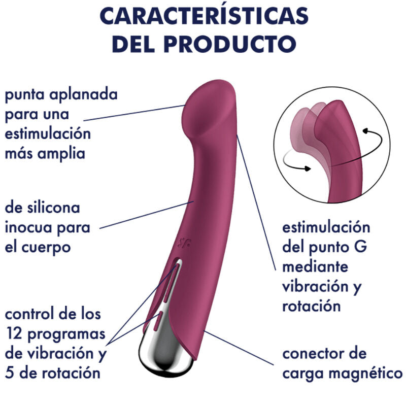 SATISFYER - SPINNING G-SPORT 1 VIBRADOR ROTADOR