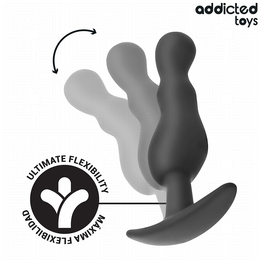 ADDICTED TOYS - SET DE 3 PLUG ANAL SILICONA MODELO 1
