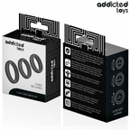 ADDICTED TOYS - SET DE ANILLOS SILICONA PLANOS