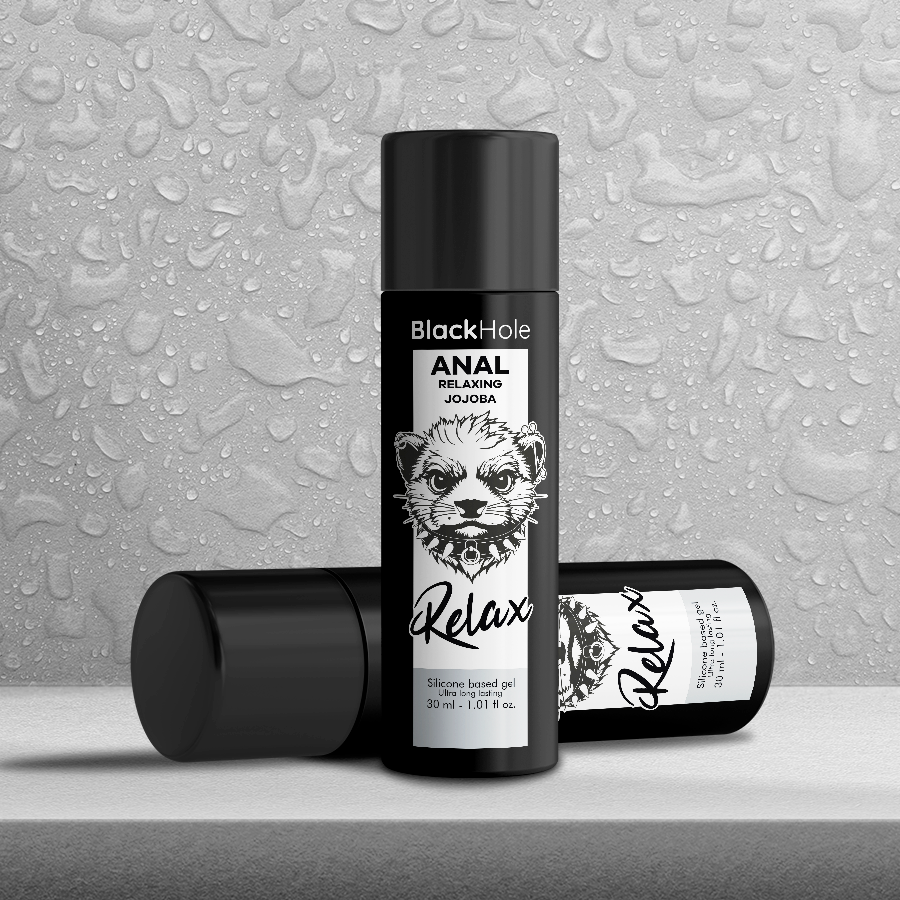 BLACK HOLE - ANAL RELAXING CON JOJOBA BASE SILICONA 30 ML