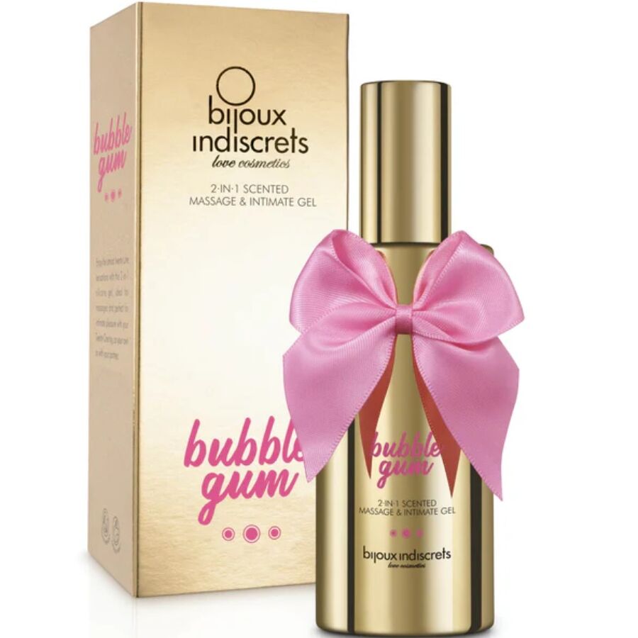 BIJOUX INDISCRETS - BUBBLE GUM GEL DE MASAJE ÃNTIMO PERFUMADO 100 ML