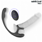 ADDICTED TOYS - PLUG ANAL VIBRACIÓN Y WAVING 360º Y ESTIMULADOR TESTÍCULOS