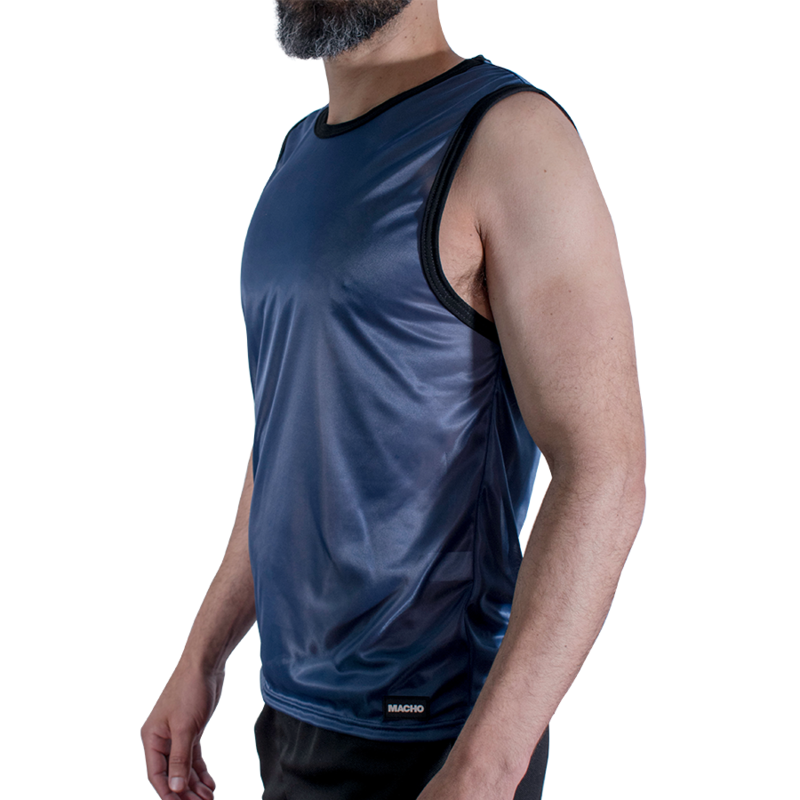 MACHO - CAMISETA AZUL MARINO