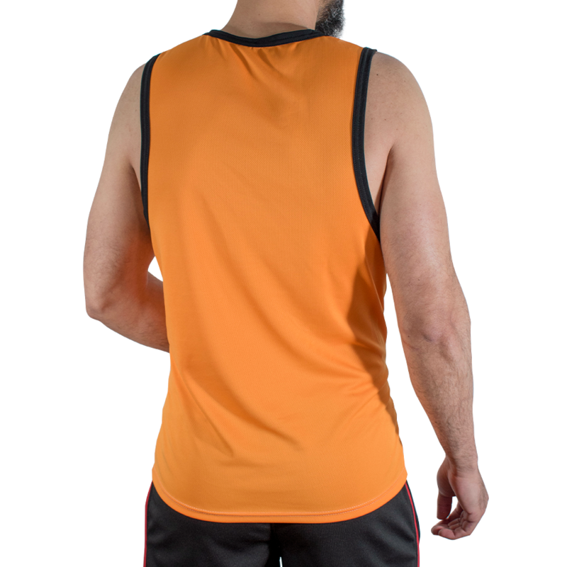 MACHO - CMV005 CAMISETA GYM NARANJA