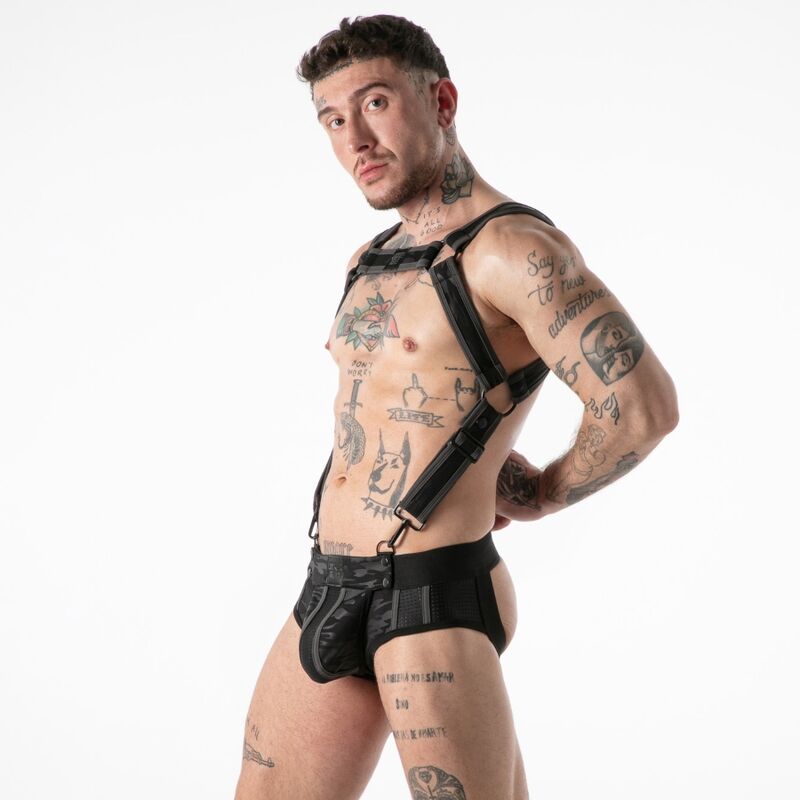 LOCKER GEAR - ARNÉS FULL MILITARY ACCESS NEGRO