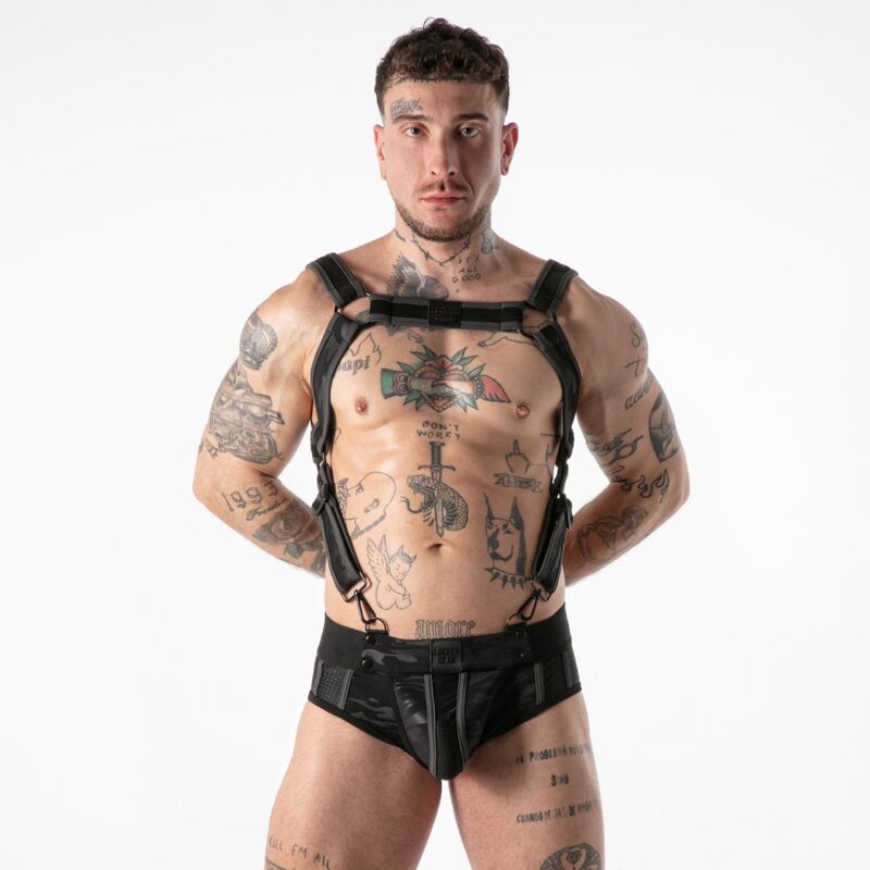 LOCKER GEAR - ARNÉS FULL MILITARY ACCESS NEGRO