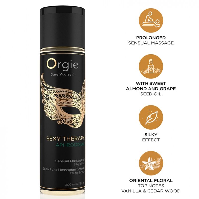 ORGIE - ACEITE DE MASAJE AFRODISIACO 200 ML