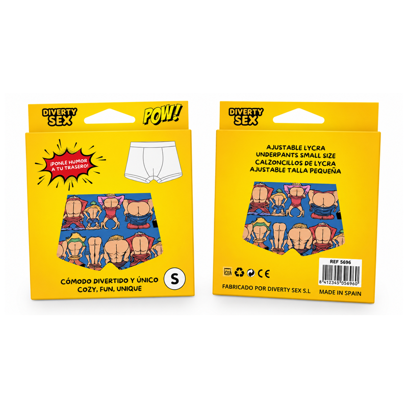 DIABLO PICANTE - CALZONCILLO CULO TALLA PEQUEÑA