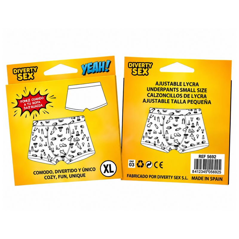 DIABLO PICANTE - CALZONCILLO PENES TALLA GRANDE