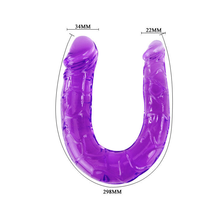 BAILE - DOUBLE DONG DILDO DOBLE LILA