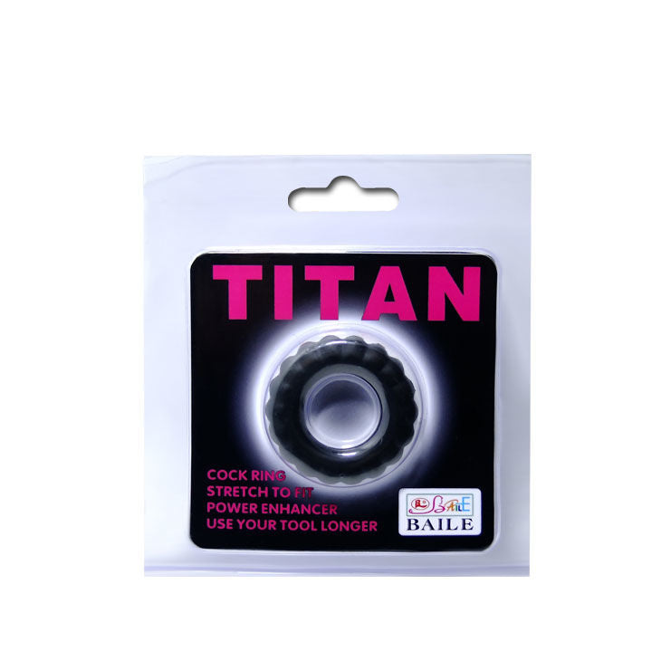 Baile – Titan Cockring Black 2 cm
