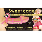 Baile – Sweet 10 Ritmos Funda y Anillo Silicona para el Pene Rosa