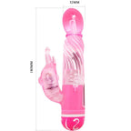 Baile – Vibrador Multivelocidad con Estimulador Lila