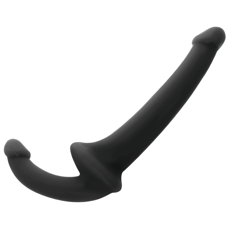 ADDICTED TOYS - DILDO CON ARNÉS SIN SUJECIÓN NEGRO