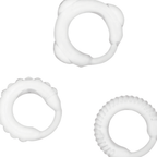 Addicted Toys – Set 3 Anillos Pene Clear