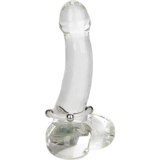 CalExotics – Anillo de Silicona con Cuentas de Acero Talla L