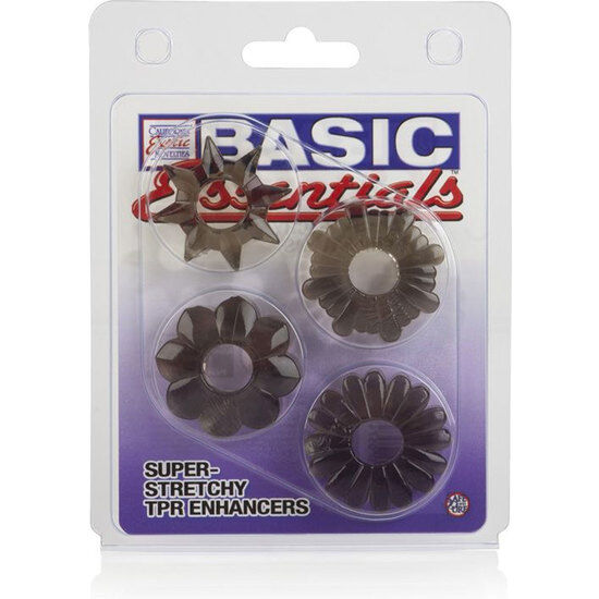 CalExotics – Basic Set 4 Anillas Pene TPR