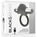 Black&Silver – Burton Anillo Recargable 10 Modos Vibración