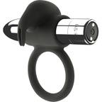 Black&Silver – Burton Anillo Recargable 10 Modos Vibración