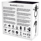 Black&Silver – Burton Anillo Recargable 10 Modos Vibración