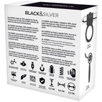 Black&Silver – Cameron Anillo Recargable Silver