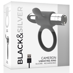 Black&Silver – Cameron Anillo Recargable Silver