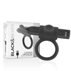Black&Silver – Cameron Anillo Recargable Negro