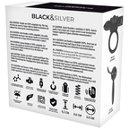 Black&Silver – Cameron Anillo Recargable Negro