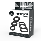Addicted Toys – Set 4 Anillos Silicona para el Pene